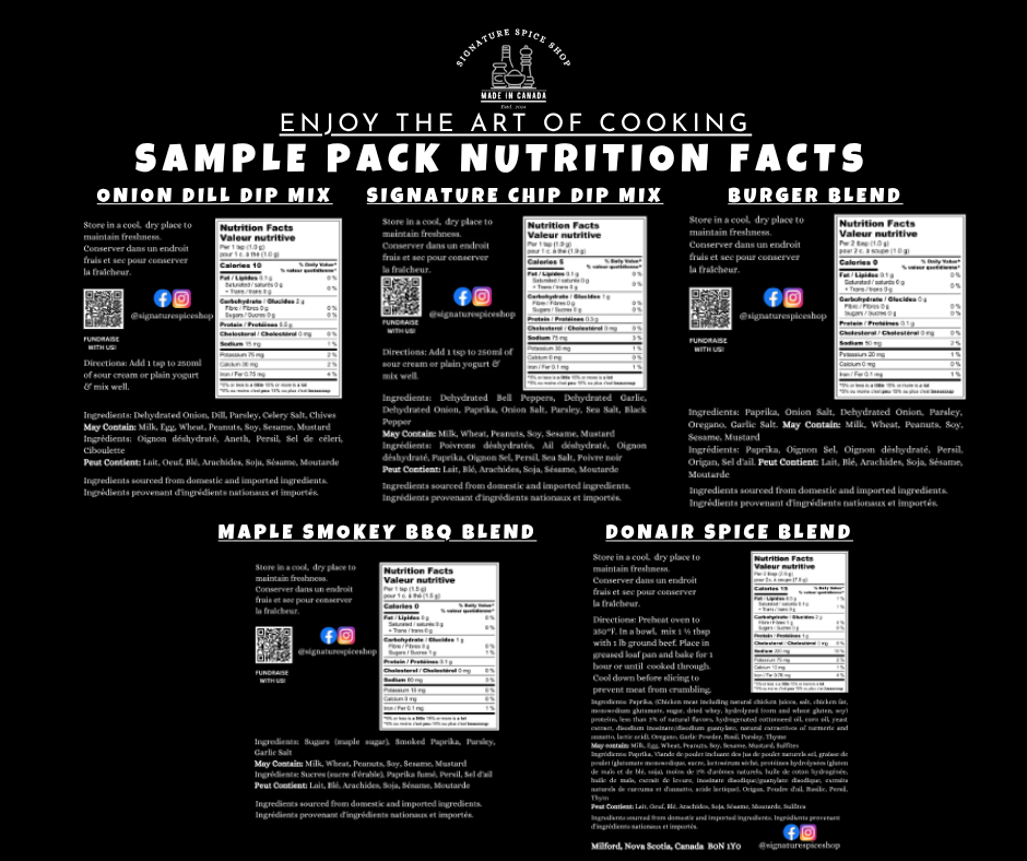 Sample Size Spice/Dip Bundle